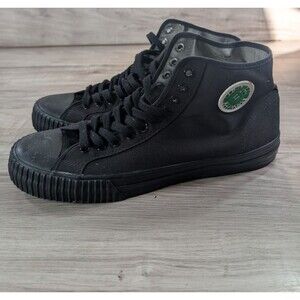 PF Flyers Sandlot Black Canvas Center Hi High Top Sneakers Shoes Mens Size 14